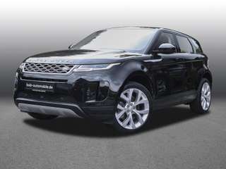 Schräge Frontansicht auf einen Land Rover Range Rover Evoque , freigestellt