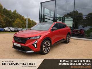 Schräge Frontansicht auf einen Renault Rafale , freigestellt