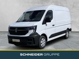 Schräge Frontansicht auf einen Renault Master , freigestellt