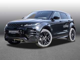Schräge Frontansicht auf einen Land Rover Range Rover Evoque , freigestellt