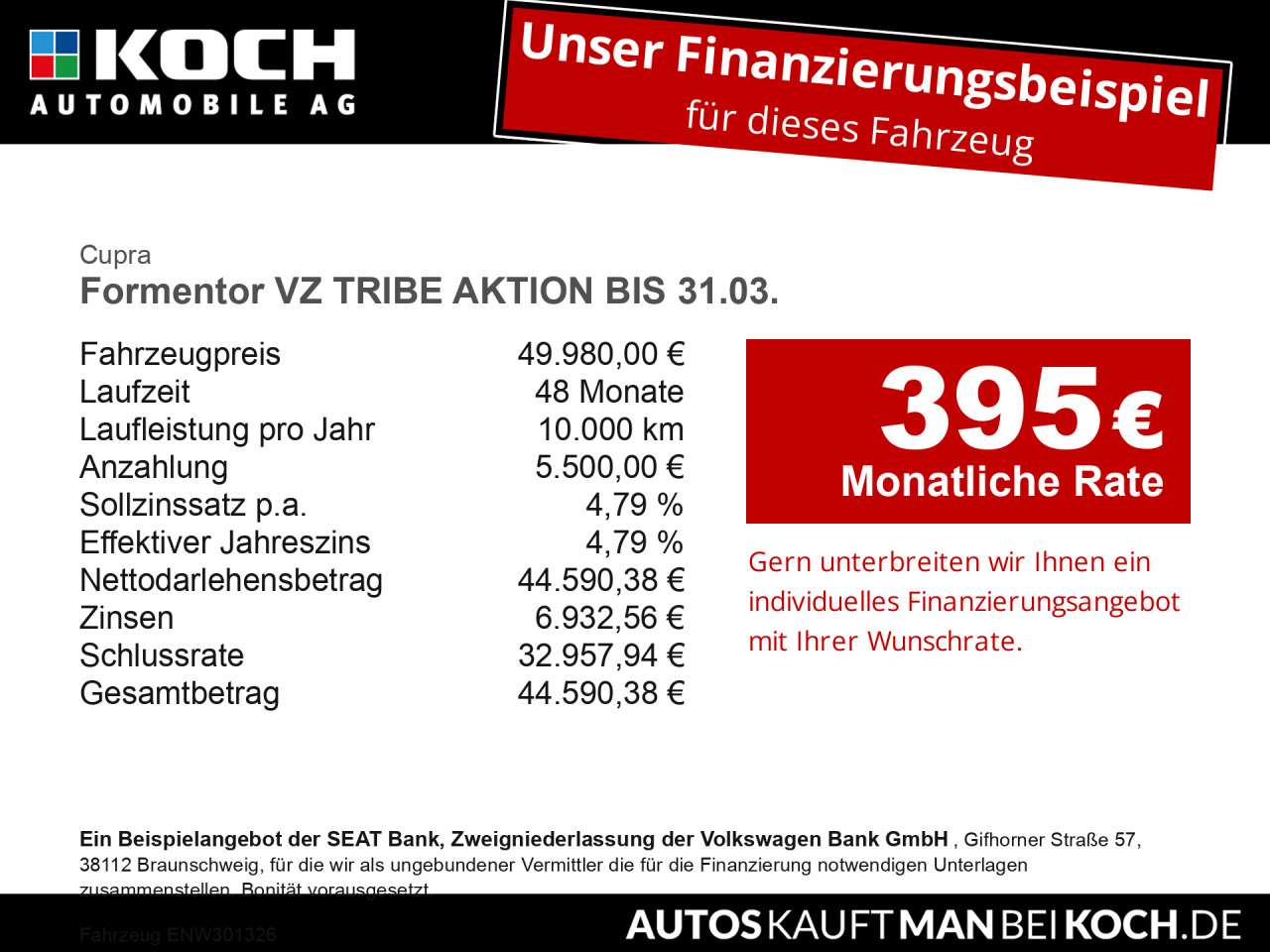 Fahrzeugbild eines CUPRA Formentor