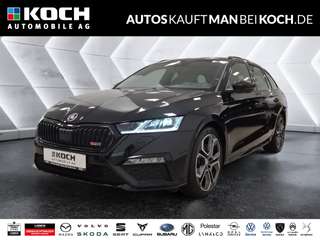 Schräge Frontansicht auf einen Skoda Octavia , freigestellt
