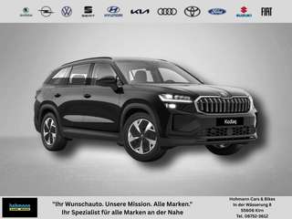 Schräge Frontansicht auf einen Skoda Kodiaq , freigestellt