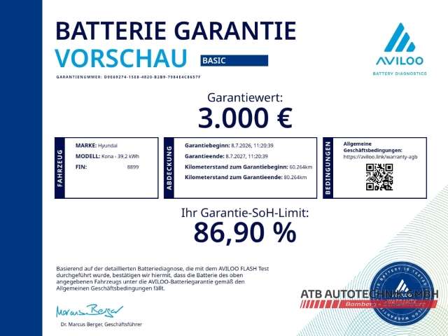 Fahrzeugbild eines Hyundai Kona Elektro