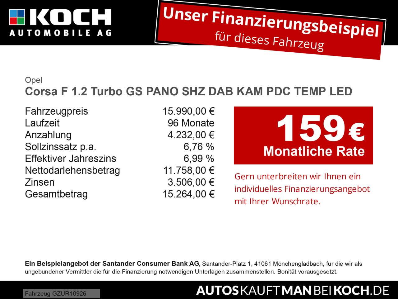 Fahrzeugbild eines Opel Corsa