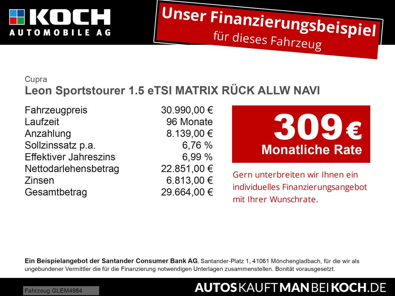 Fahrzeugbild eines CUPRA Leon