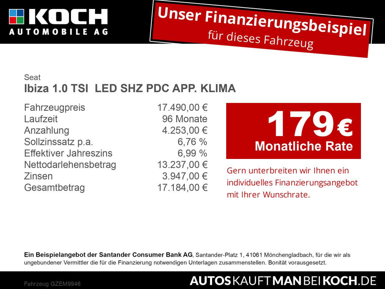 Fahrzeugbild eines SEAT Ibiza