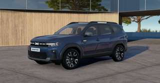 Schräge Frontansicht auf einen Dacia Bigster , freigestellt