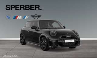 Schräge Frontansicht auf einen MINI COOPER , freigestellt