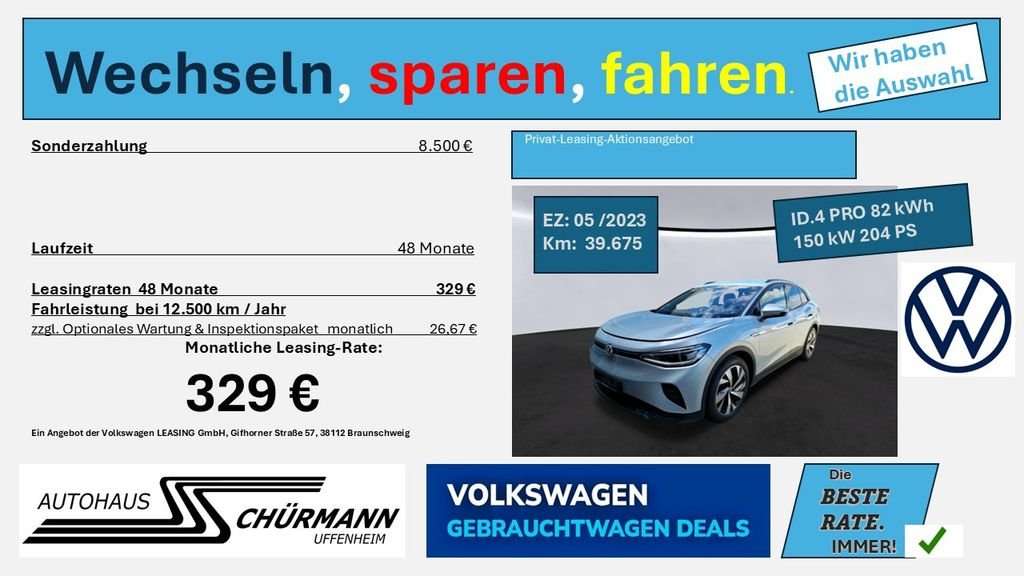 Fahrzeugbild eines Volkswagen ID.4