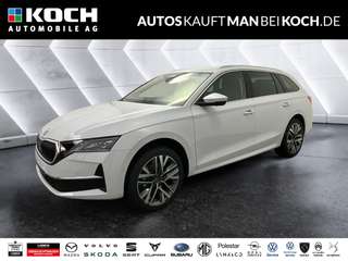 Schräge Frontansicht auf einen Skoda Octavia , freigestellt