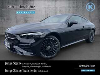 Schräge Frontansicht auf einen Mercedes-Benz CLE , freigestellt