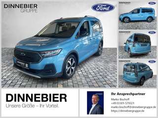 Schräge Frontansicht auf einen Ford Tourneo Connect , freigestellt