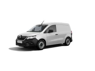 Schräge Frontansicht auf einen Renault Kangoo , freigestellt
