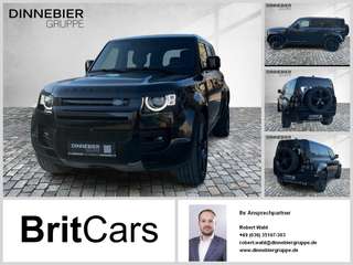 Schräge Frontansicht auf einen Land Rover Defender , freigestellt