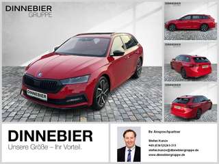 Schräge Frontansicht auf einen Skoda Octavia , freigestellt