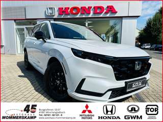 Schräge Frontansicht auf einen Honda CR-V , freigestellt