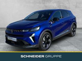 Schräge Frontansicht auf einen Renault Symbioz , freigestellt