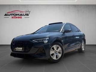 Schräge Frontansicht auf einen Audi e-tron , freigestellt