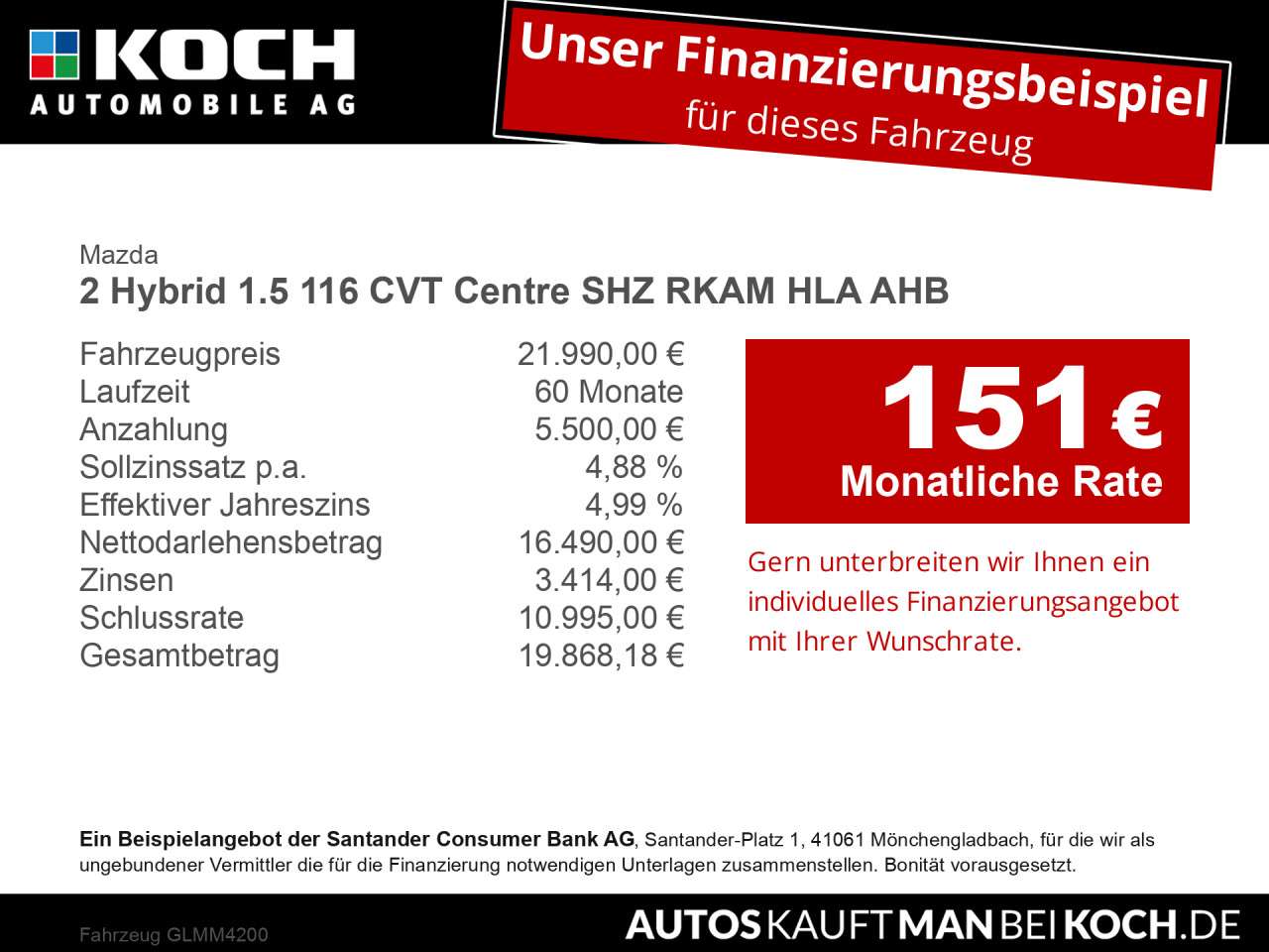 Fahrzeugbild eines Mazda Mazda2 Hybrid