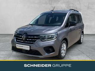 Schräge Frontansicht auf einen Renault Kangoo , freigestellt