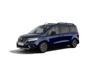 Schräge Frontansicht auf einen Renault Kangoo , freigestellt