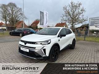 Schräge Frontansicht auf einen Renault Symbioz , freigestellt