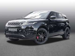 Schräge Frontansicht auf einen Land Rover Range Rover Evoque , freigestellt
