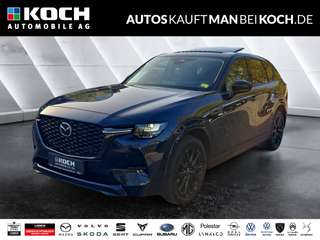 Schräge Frontansicht auf einen Mazda CX-60 , freigestellt