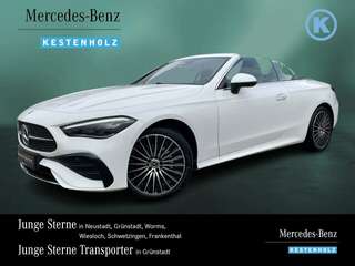 Schräge Frontansicht auf einen Mercedes-Benz CLE , freigestellt