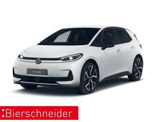 Schräge Frontansicht auf einen Volkswagen ID.3 , freigestellt