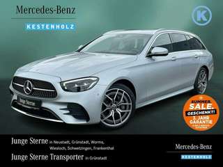 Schräge Frontansicht auf einen Mercedes-Benz E-Klasse , freigestellt