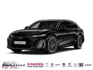 Schräge Frontansicht auf einen Audi A6 , freigestellt