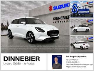 Schräge Frontansicht auf einen Suzuki Swift , freigestellt