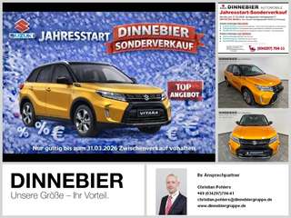 Schräge Frontansicht auf einen Suzuki Vitara , freigestellt