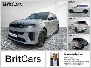 Schräge Frontansicht auf einen Land Rover Range Rover Sport , freigestellt