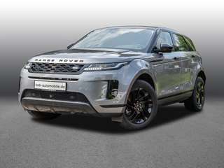 Schräge Frontansicht auf einen Land Rover Range Rover Evoque , freigestellt