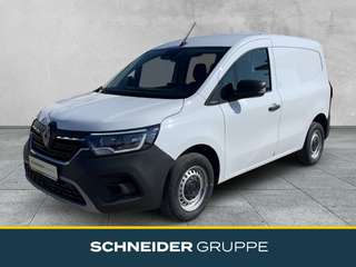 Schräge Frontansicht auf einen Renault Kangoo , freigestellt