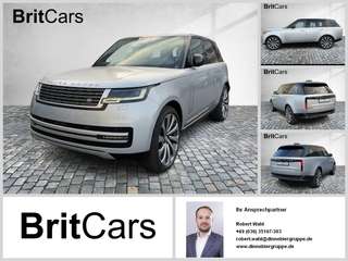 Schräge Frontansicht auf einen Land Rover Range Rover , freigestellt