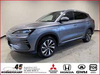 Schräge Frontansicht auf einen BYD Seal , freigestellt