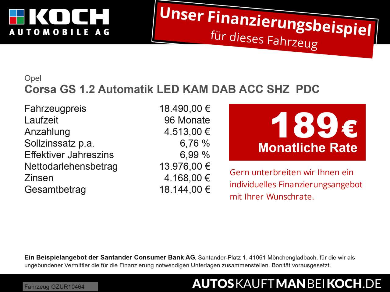 Fahrzeugbild eines Opel Corsa