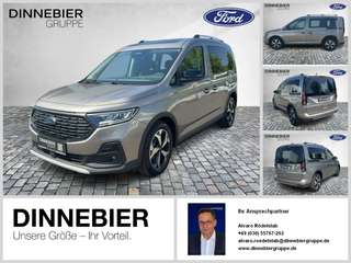 Schräge Frontansicht auf einen Ford Tourneo Connect , freigestellt