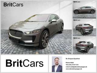 Schräge Frontansicht auf einen Jaguar I-PACE , freigestellt