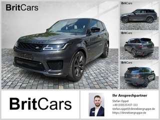 Schräge Frontansicht auf einen Land Rover Range Rover Sport , freigestellt