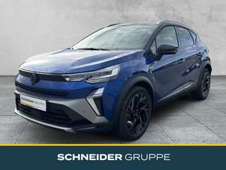 Schräge Frontansicht auf einen Renault Captur , freigestellt