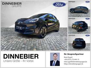 Schräge Frontansicht auf einen Ford Puma Gen-E , freigestellt