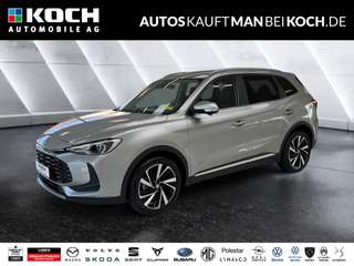 Schräge Frontansicht auf einen MG ZS , freigestellt