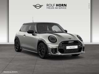 Schräge Frontansicht auf einen MINI COOPER , freigestellt