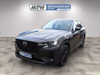 Schräge Frontansicht auf einen Mazda CX-60 , freigestellt