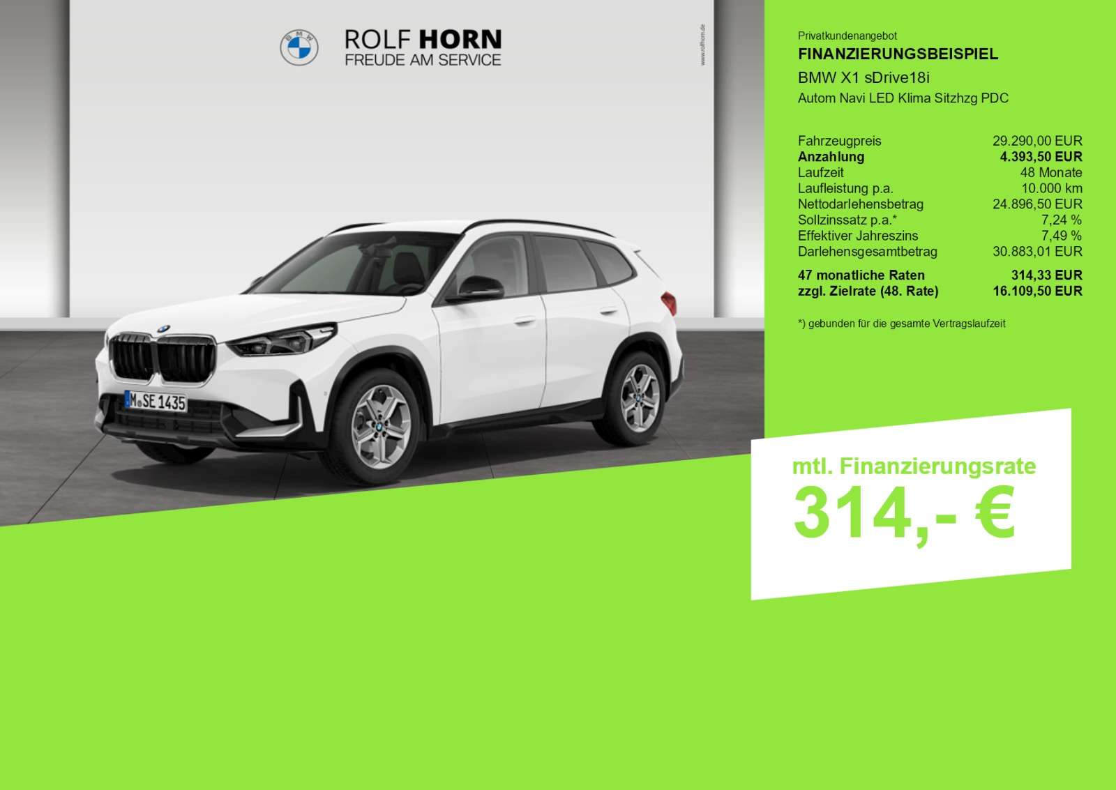 Fahrzeugbild eines BMW X1